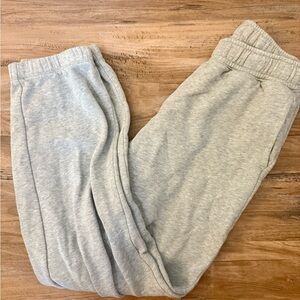 GREY HEATHER GAP TEEN SIZE LARGE SWEATPANTS SOFT